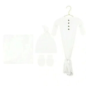 Lou Lou and Company Finley Newborn Bundle Gown and Hat